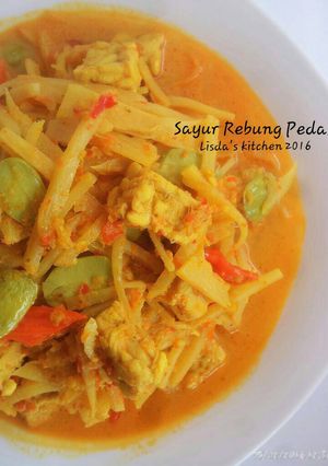 Foto resep Sayur Rebung Pedas enak