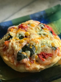 迷你冷凍披薩 的食譜成品照片