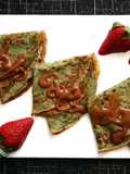 Crepes con alga espirulina