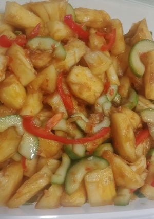Foto resep Acar timun Nanas Eurasian