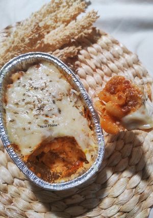 Foto resep Macaroni Schotel Bolognese Keju Kukus