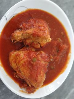 عکسی از دستور مرغ و آلو خوشمزه