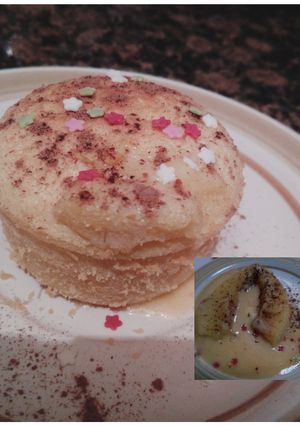 Una foto de Coulant de chocolate blanco