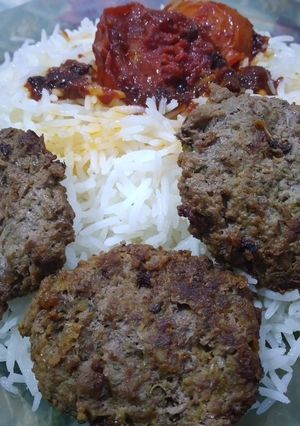 عکسی از دستور پلو با کِفته😋