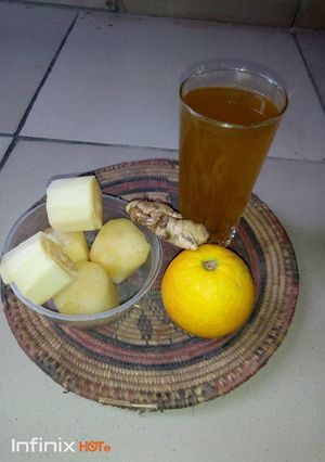 Ginger juice da rake ainihin hoton girkin