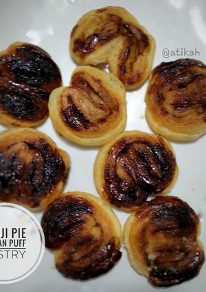 Foto resep Genji pie instan puff pastry