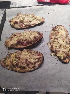 Una foto de Berenjenas rellenas