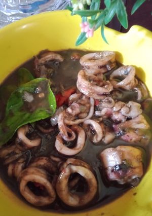 Foto resep Cumi masak hitam