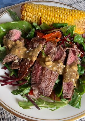 A picture of 4-ingredient Steak Salad Dressing.