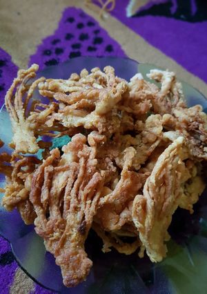 Foto resep Jamur enokii krispiii