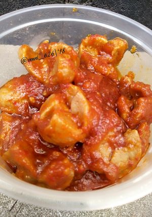 Foto resep Pentol pedas manis