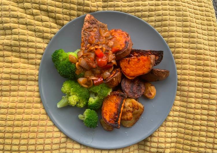 Easiest Way to Prepare Super Quick Homemade Caribbean Salmon