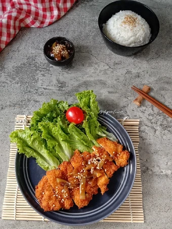 Cara Gampang Menyiapkan Resep Chicken Katsu saus Teriyaki yang Bisa Manjain Lidah Anti Ribet, Lezat