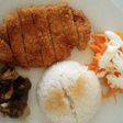 Chicken katsu dan salat