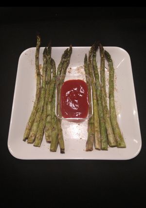 A picture of Roasted Asparagus.