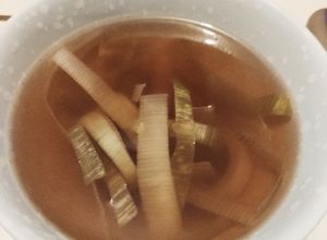 Une photo de 🌺 Soupe miso de poulpe