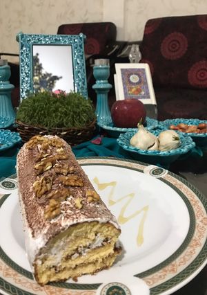 عکسی از دستور رولت خامه ای