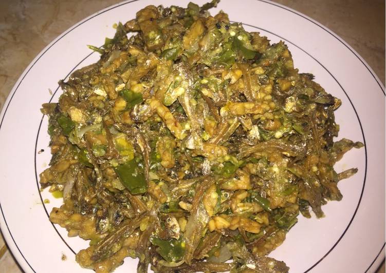 Resep Ikan Teri mix tempe cabe ijo yang Bisa Manjain Lidah