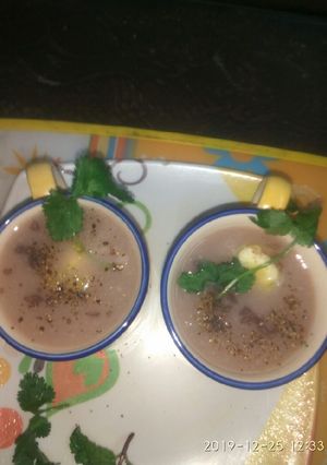 A picture of Bottle gourd soup.