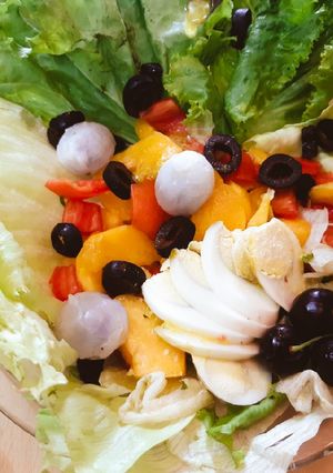 A picture of Cobb Salad.