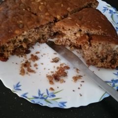 A picture of Fruit and nut cake.