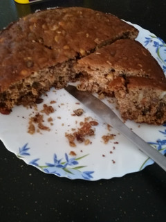 A picture of Fruit and nut cake.