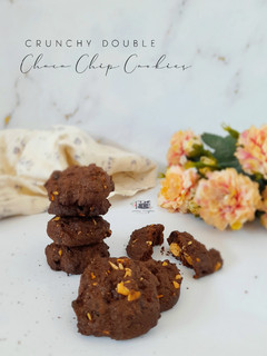 Foto resep Double Chocolate Chips Cookies
