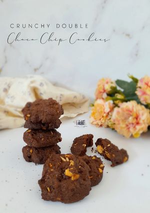 Foto resep Double Chocolate Chips Cookies