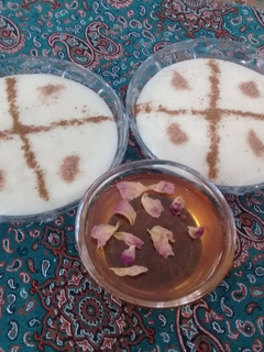 عکسی از دستور فرنی با آرد برنج الی بانو