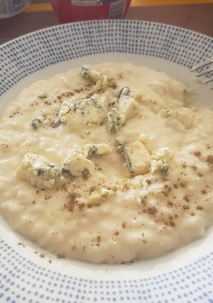 Una foto de Risotto 4 quesos
