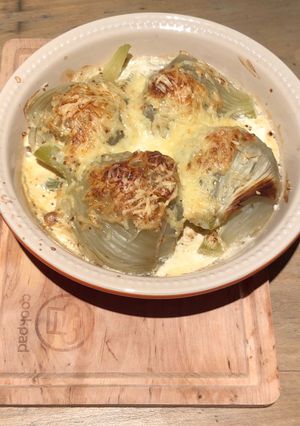 Une photo de Gratin de fenouil