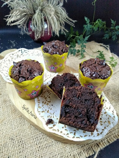 Foto resep Muffin cokelat choco chips