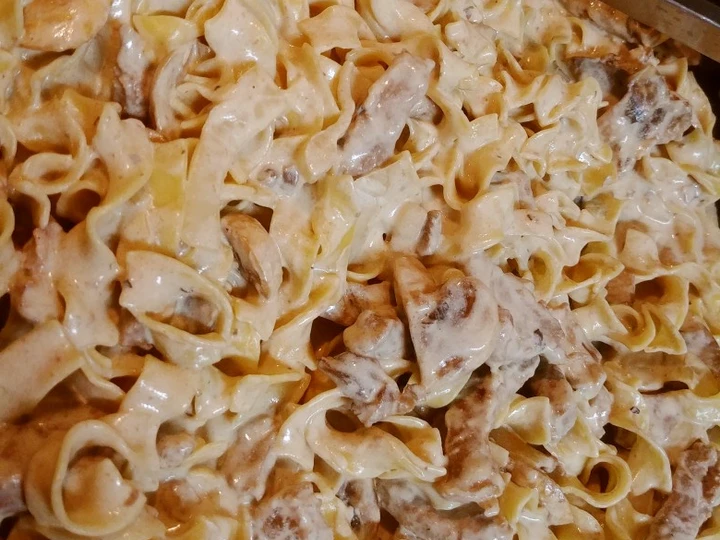 Easy Way Make Recipe Beef Strognoff with Rib-Eye Steak that is Awesome, Really Delicious}