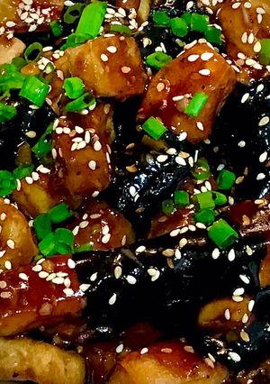 Hình của món Đậu hũ cuộn rong biển.