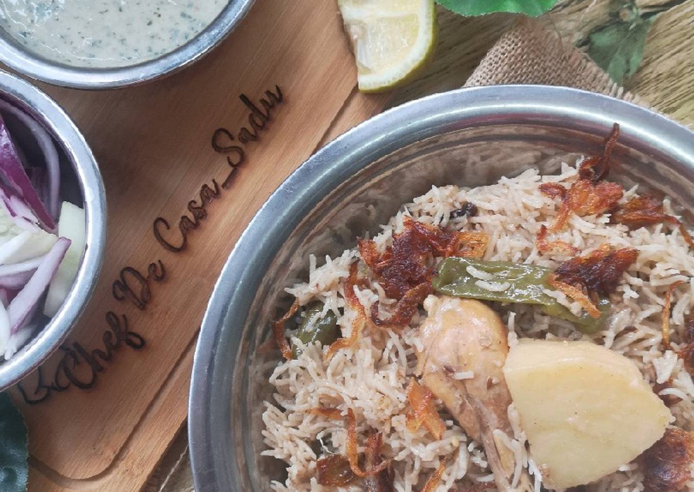 White Chicken pulao