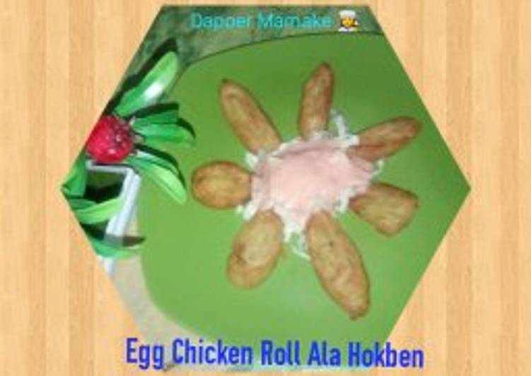 Resep Egg Chicken Roll ala Hokben (Resep Mbak Phie) ☺ yang Lezat