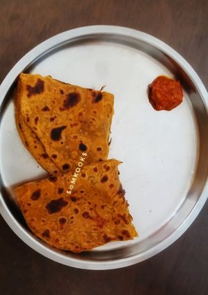 A picture of Leftover Methi Dal Thepla.