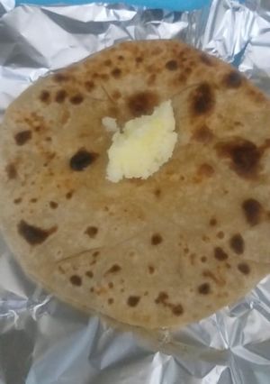 A picture of Paneer parahtha.