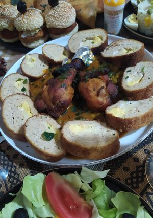 صورة لوصفة رولي دجاج بالجلبانة