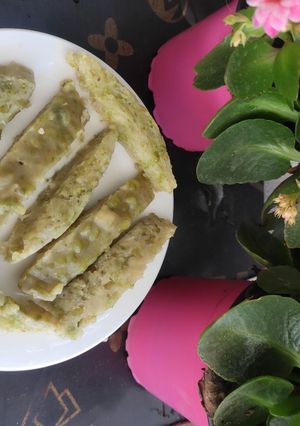 Hình của món Bánh cốm chuối ăn dặm.