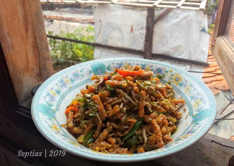 Tumis Teri Tempe Sambal Ijo