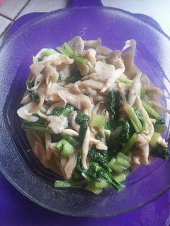 Foto resep Tumis Jamur Sawi