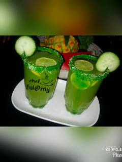 A picture of Cucumber and ginger juice by salma.s.Adam.
