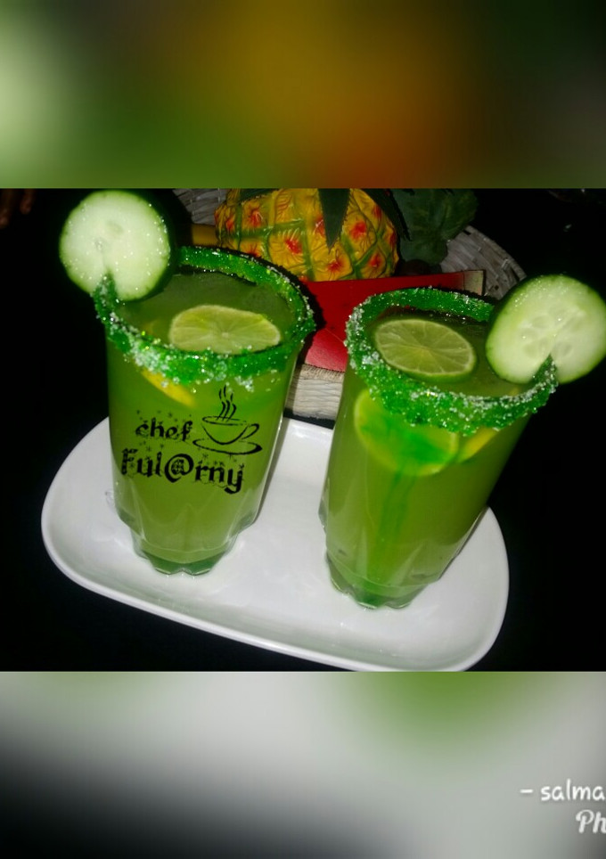 A picture of Cucumber and ginger juice by salma.s.Adam.