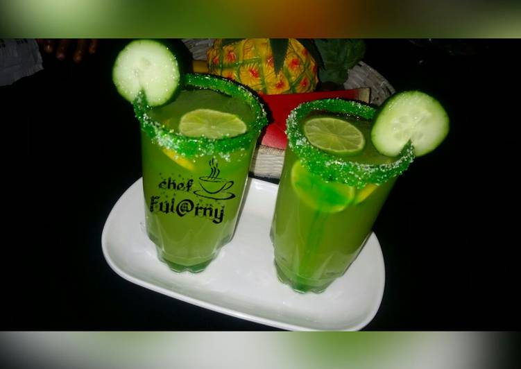 Easiest Way to Make Favorite Cucumber and ginger juice by salma.s.Adam