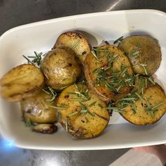 A picture of Ultimate Pan Fried Potatoes with Rosemary. Great on a Tapas or with a Meal - Amazing - Enjoy :P.