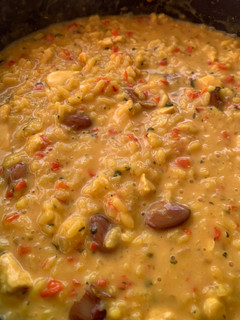 Una foto de Risotto thai