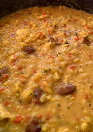 Una foto de Risotto thai