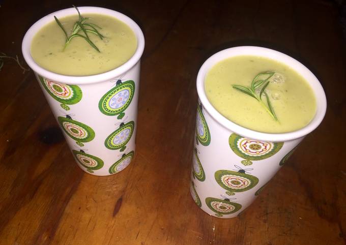 Acocado banana mint smoothie Recipe