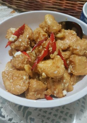 Foto resep Salted egg yolk chicken